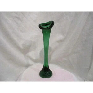 Vase, Vintage Aseda Glasbruk Green class Bone vase